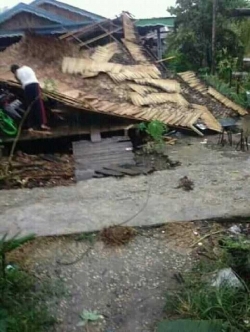 7 Rumah di Reteh Inhil Rusak